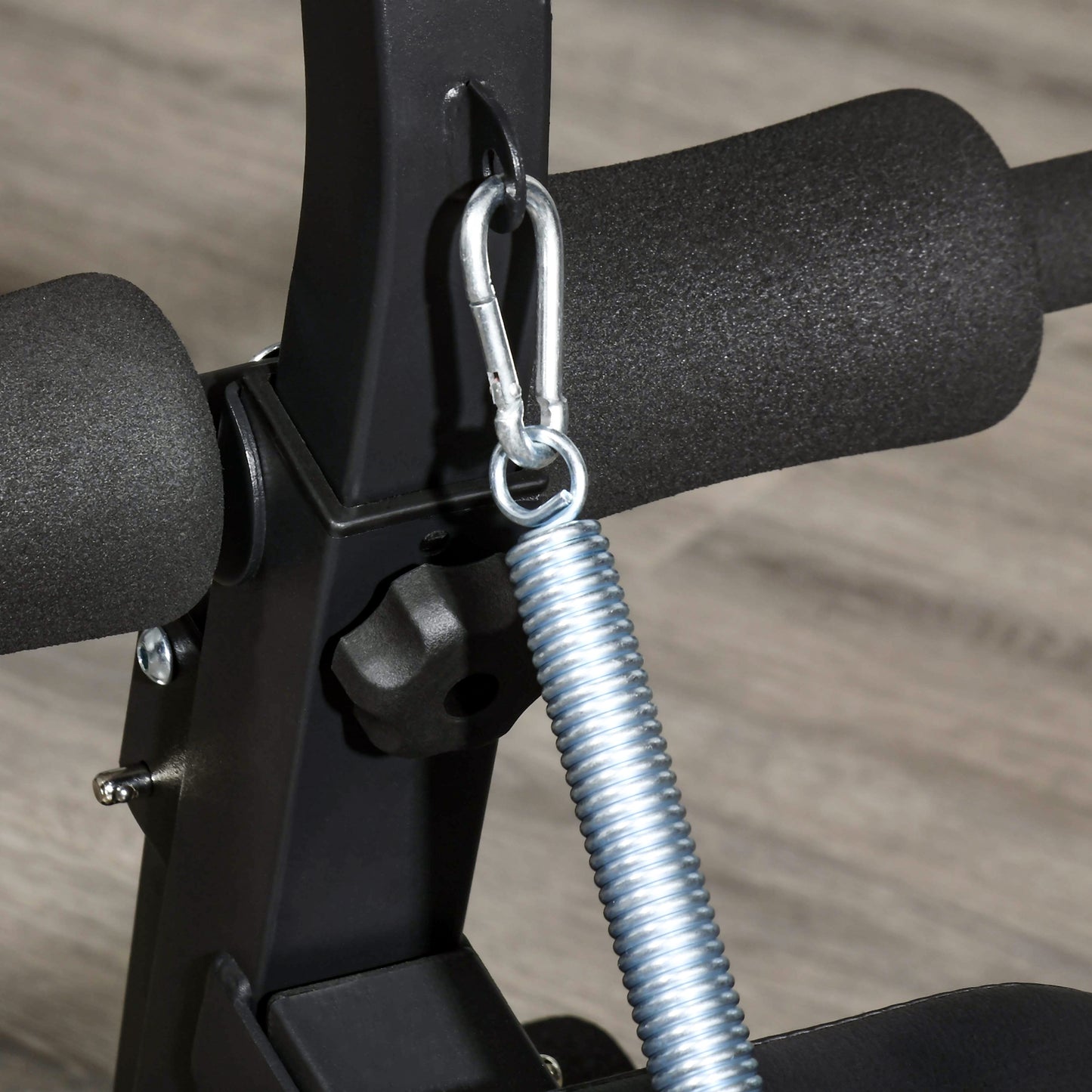 HOMCOM Foldable Weight Bench, Adjustable Strength Training Sit Up Ab Bench Incline/Decline, Blue