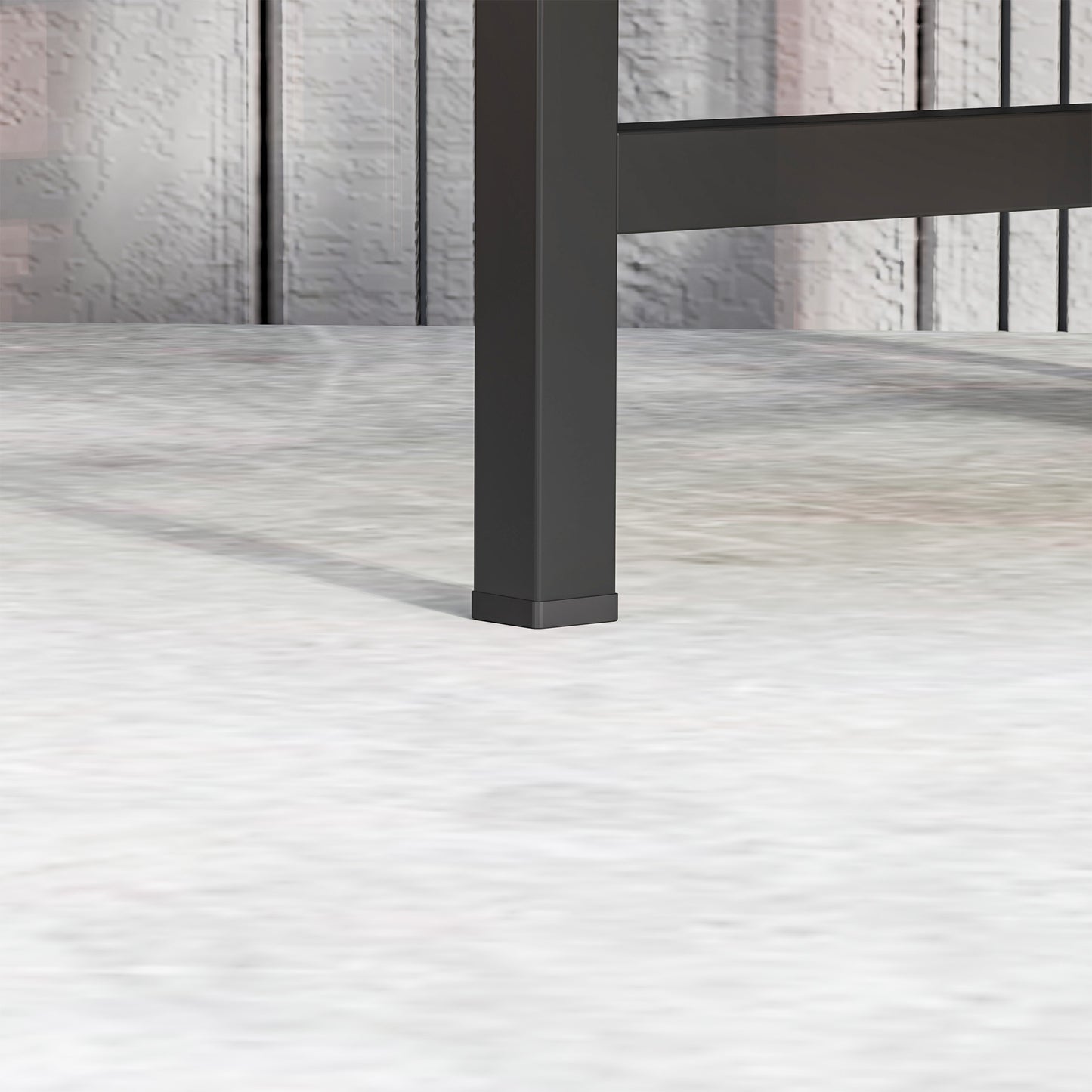 Outsunny 3 Tier Indoor Outdoor Foldable Corner Plant Stand, Metal Round Flower Pot Holder, Black