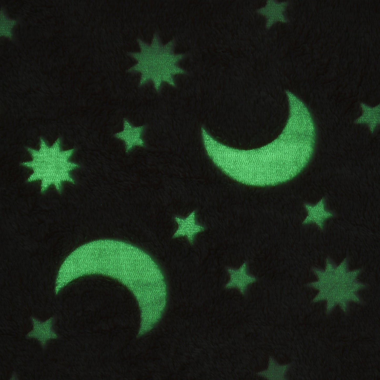 AIYAPLAY 2 in 1 Kids Foldable Chair with Glow in The Dark Stars Moon Design, Washable Cushion and Cover - Blue