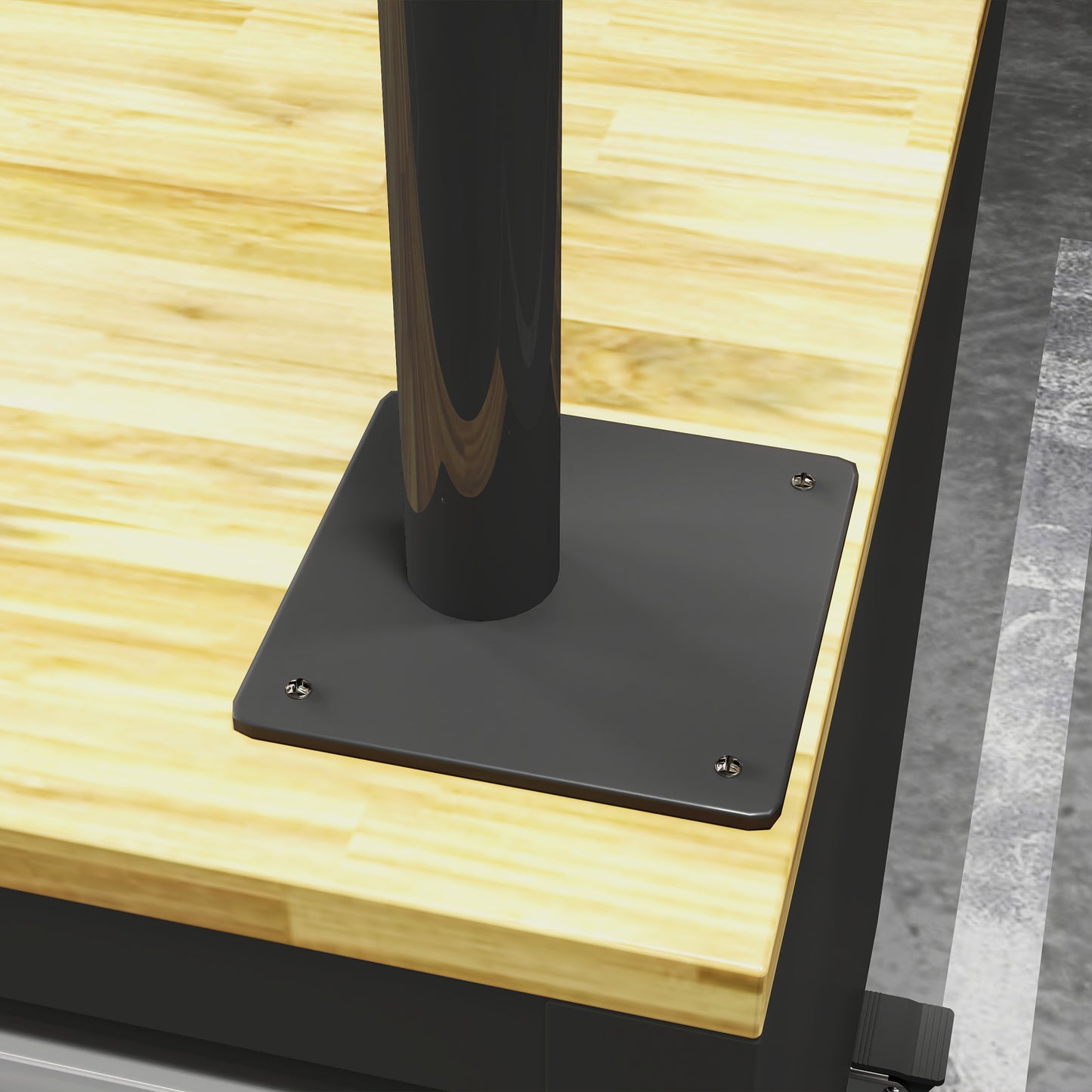 HOMCOM Bike Repair Stand, Wall Mount Rack with Adjustable Clamp for Road & Mountain Bikes, Home Garage Use