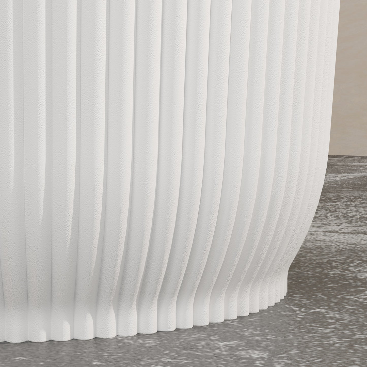 Outsunny Set of Three Ø22cm Planters - White