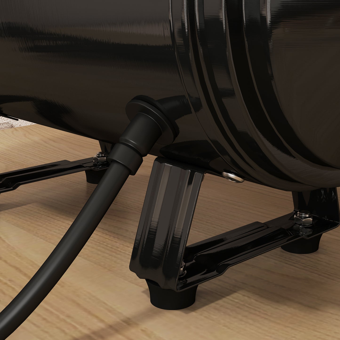 PawHut 2200W Dog Hair Dryer with Adjustable Temperature & Velocity, 3 Different Nozzles, Black