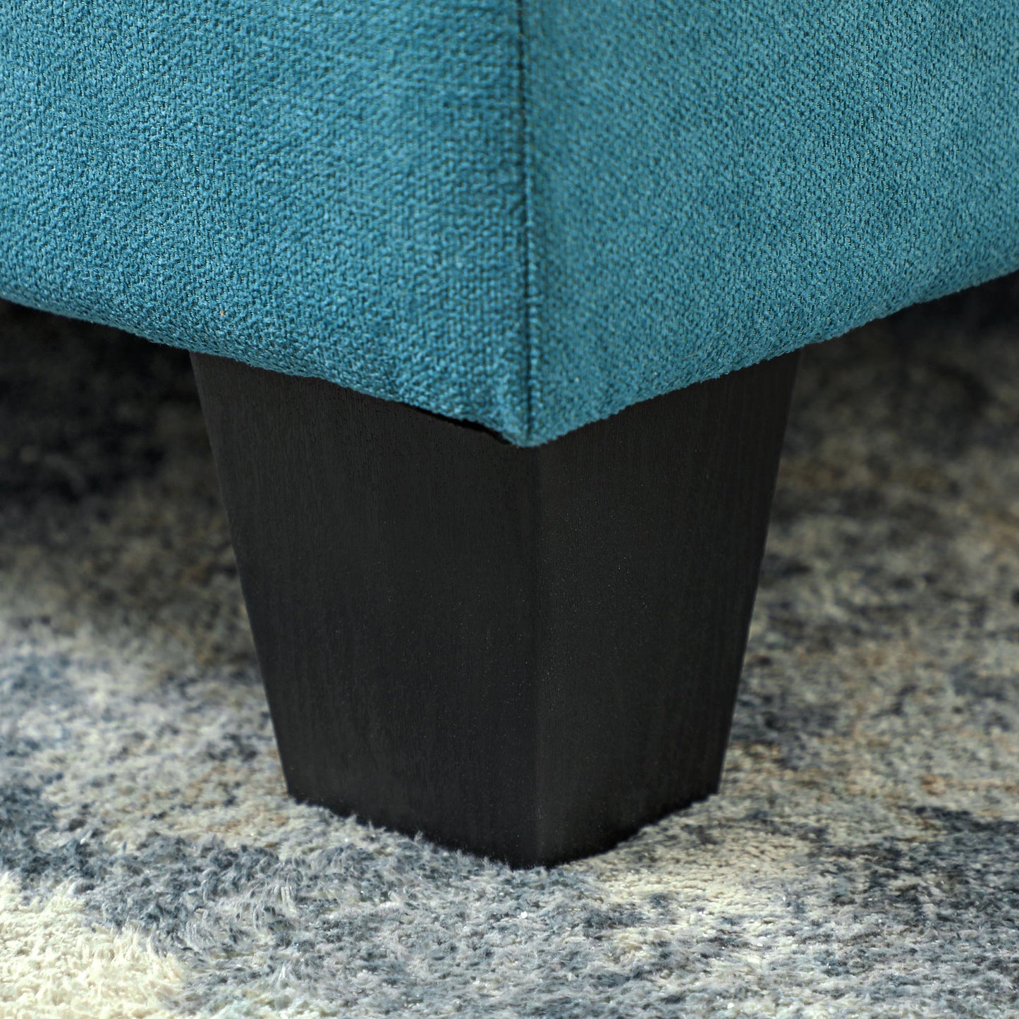 HOMCOM 'L' Shape Modular Sofa, with Storage - Light Blue