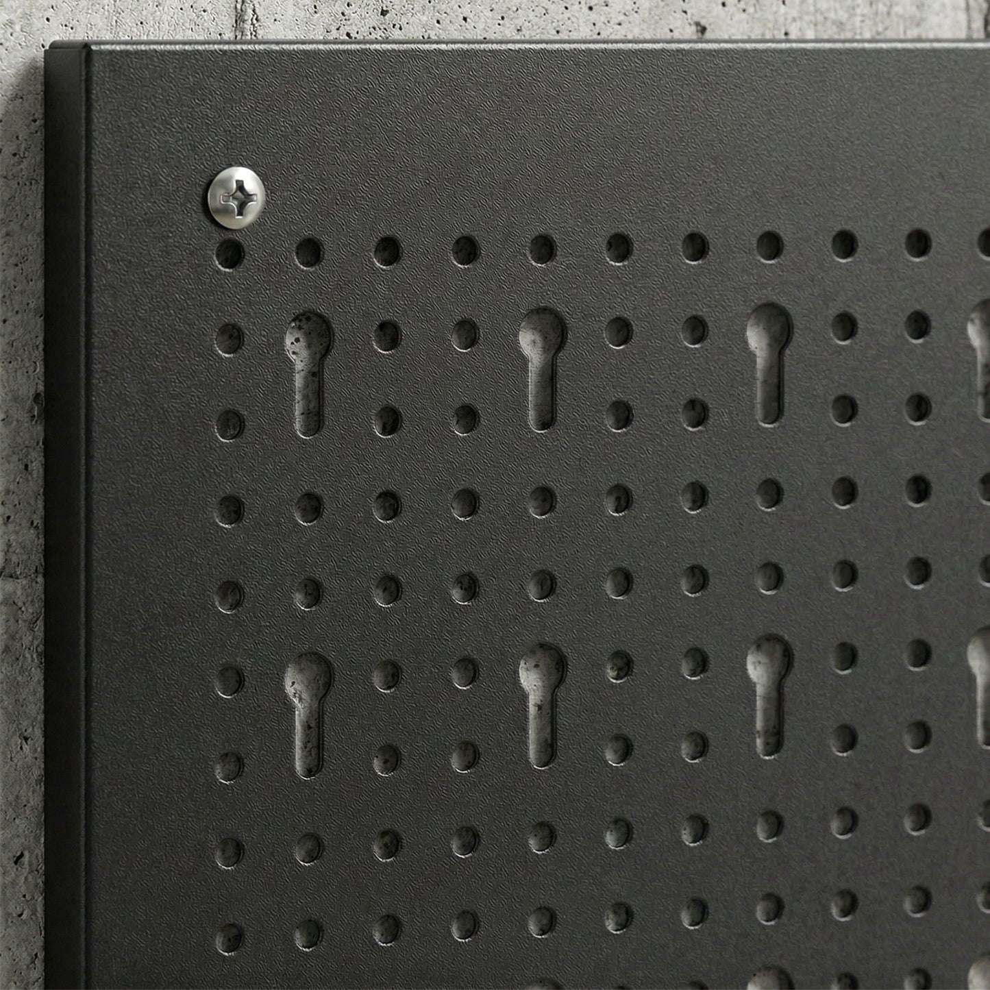HOMCOM 28 Pcs Wall-Mounted Pegboard with 3 Boards, Garage Tool Storage Unit Black and Red