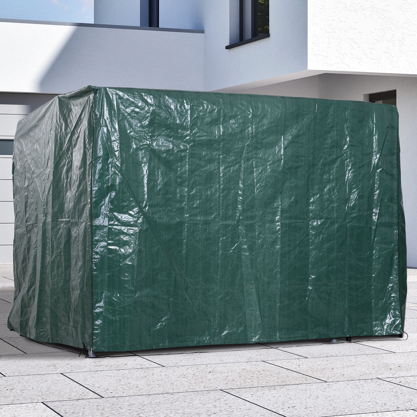 Outsunny Swing Chair Cover, 215Lx155Wx150H cm, PE-Dark Green
