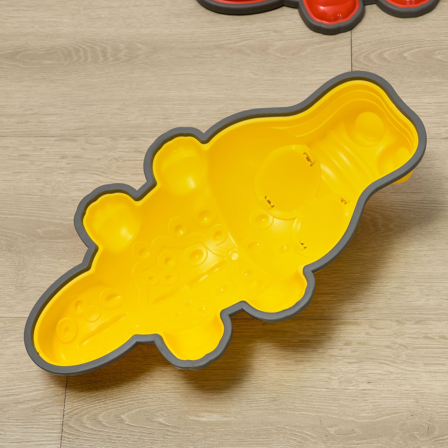 ZONEKIZ 9PCs Kids Stepping Stones CrocodileDesigned Sensory Toys with AntiSlip Edge Balance River Stones