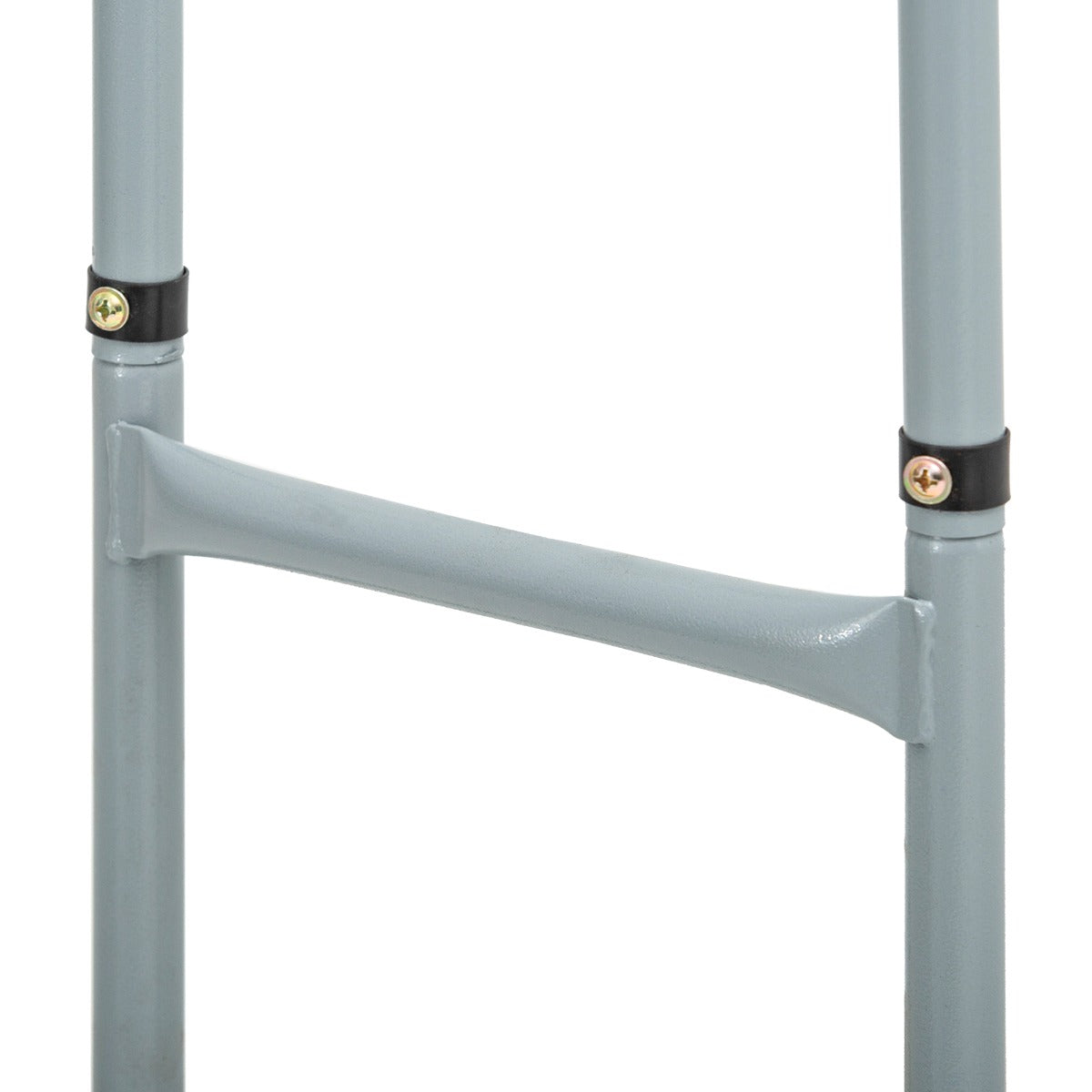 HOMCOM 6-10ft Trampoline Ladder Galvanized w/ Non-slip Mat