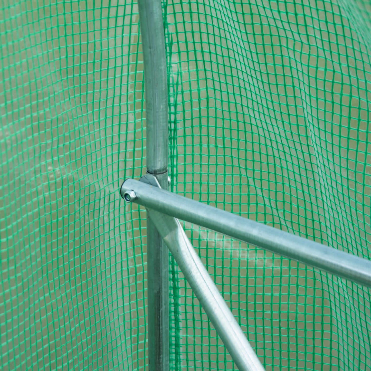 Outsunny 3x2 m Polytunnel Walk-in Greenhouse with Zip Door and Windows-Green