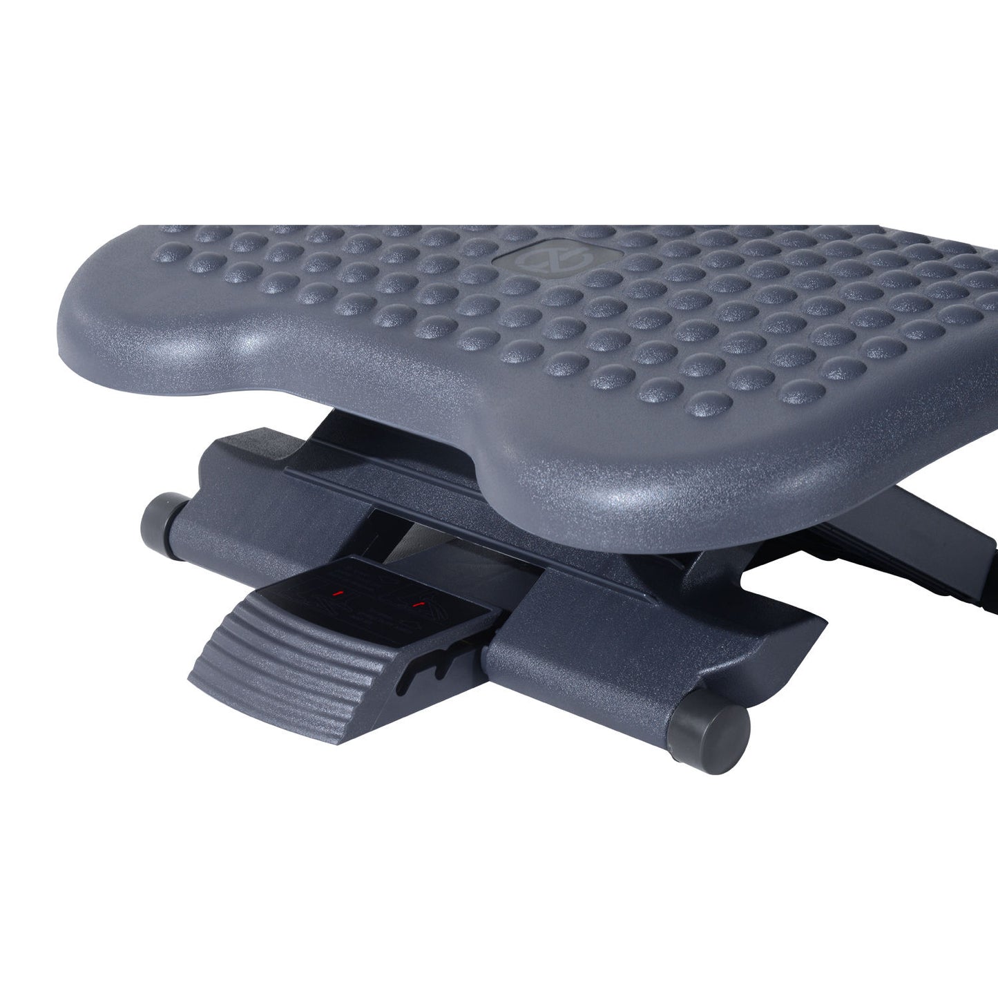 HOMCOM Height & Angle Adjustable Footrest Home Foot Rest Under Desk - Gray black