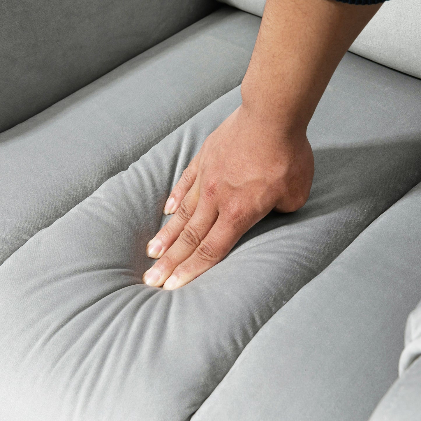 HOMCOM Vibration Massage Rise and Recliner Chair Electric Power Lift Recliner with Remote Control and Side Pockets Grey