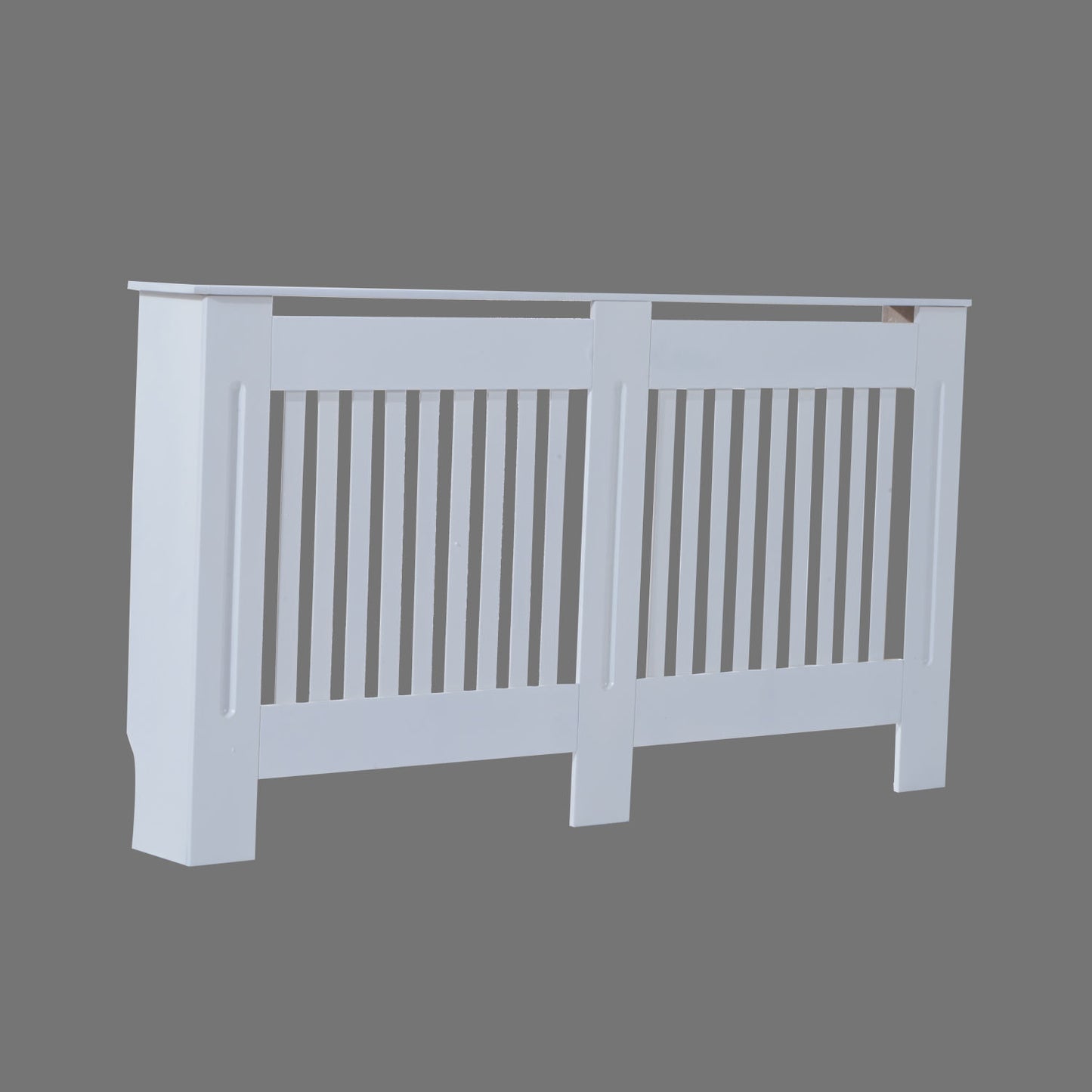 HOMCOM 152x81x19 cm MDF Radiator Cover-White