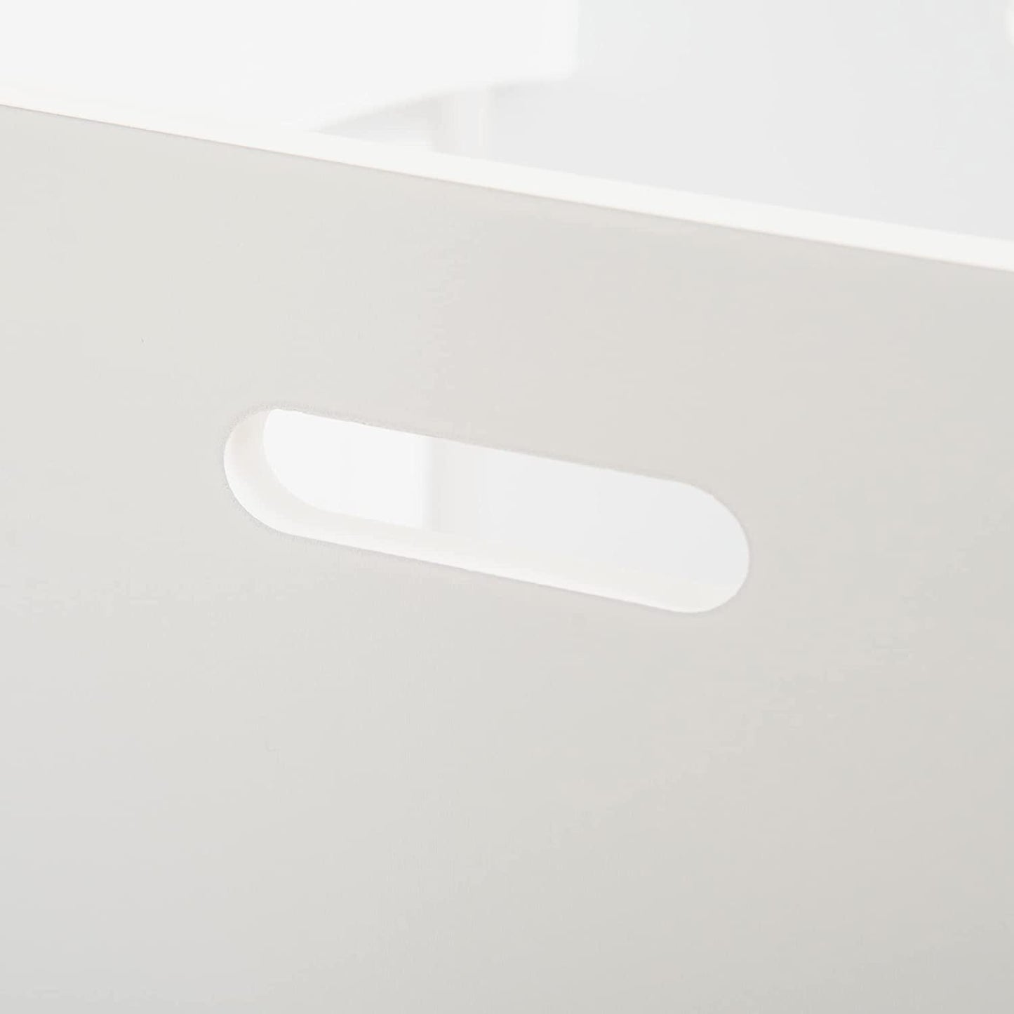 HOMCOM Kids Step Stool Toddler Kitchen Stool with Adjustable Standing Platform White