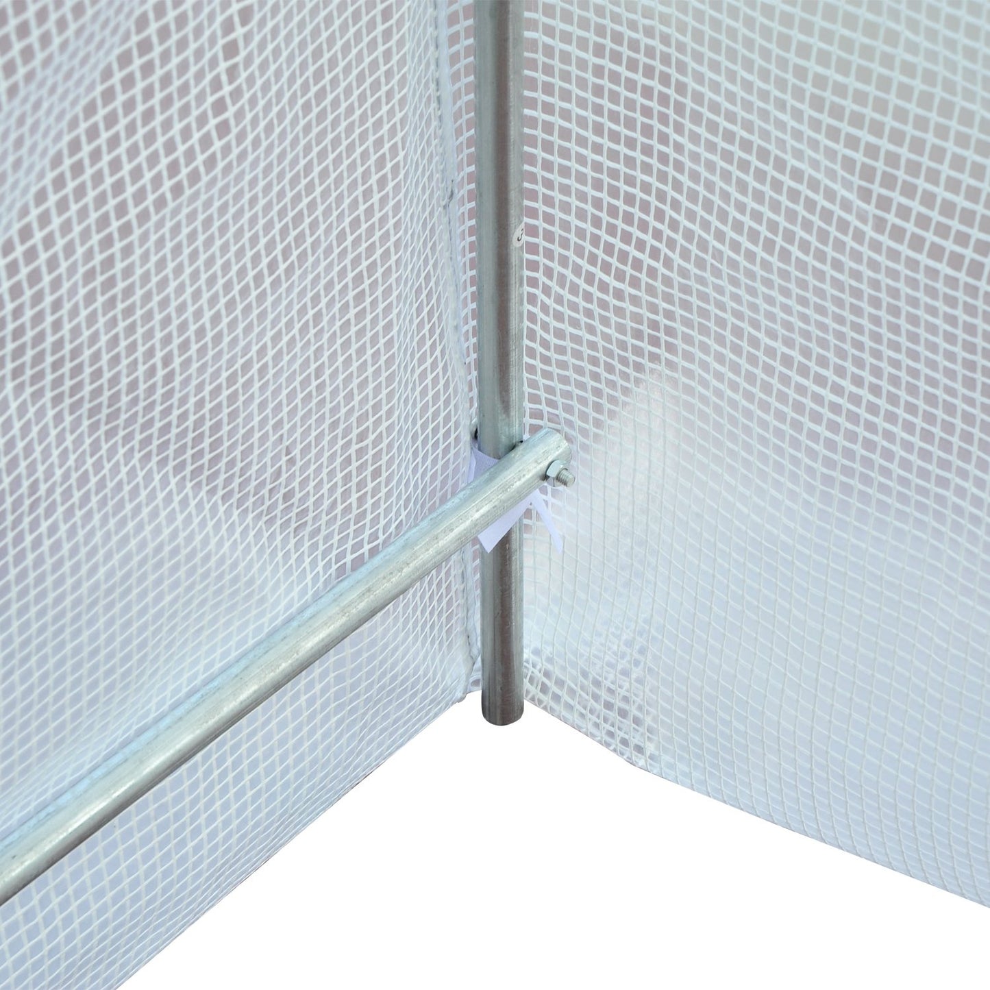 Outsunny 250L x 200W x 200H cm Walk-in Greenhouse-White