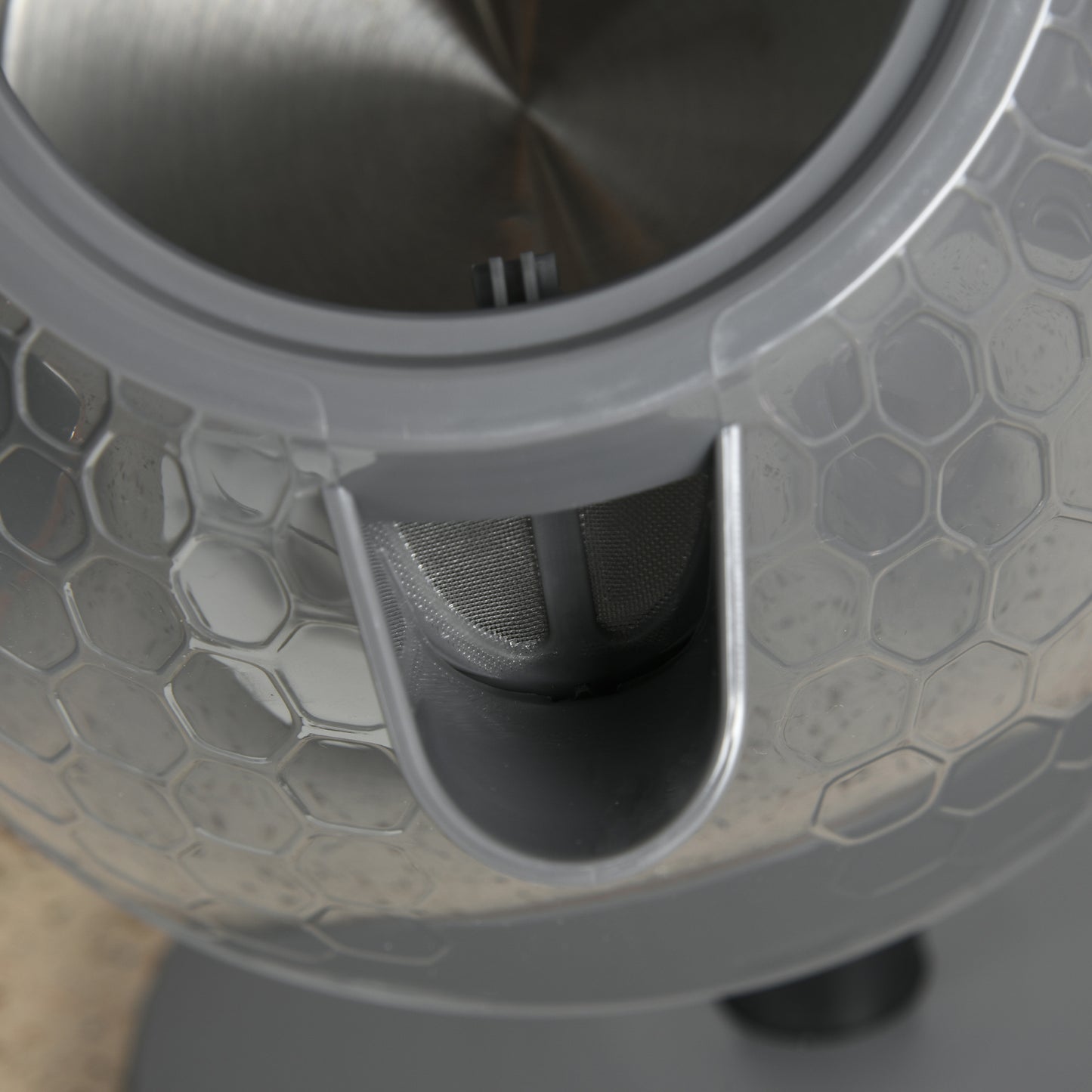 HOMCOM 1.7L 3000W Fast Boil Kettle & 4 Slice Toaster Set Kettle and Toaster Set with 7 Browning Controls Crumb Tray Grey