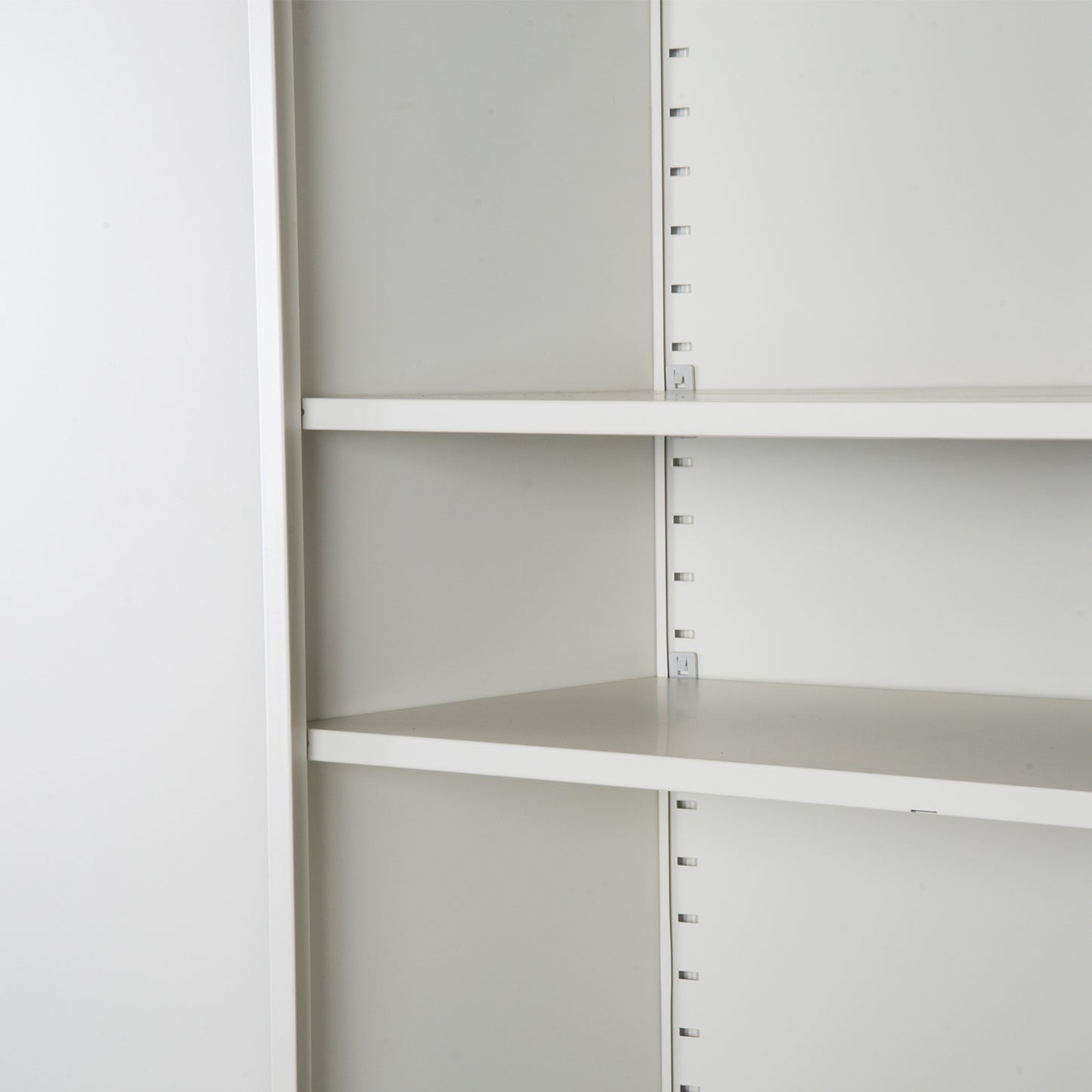 Vinsetto Filing Cabinet W/2 Doors and 5 Compartments, Cold Rolled Steel-Cream White