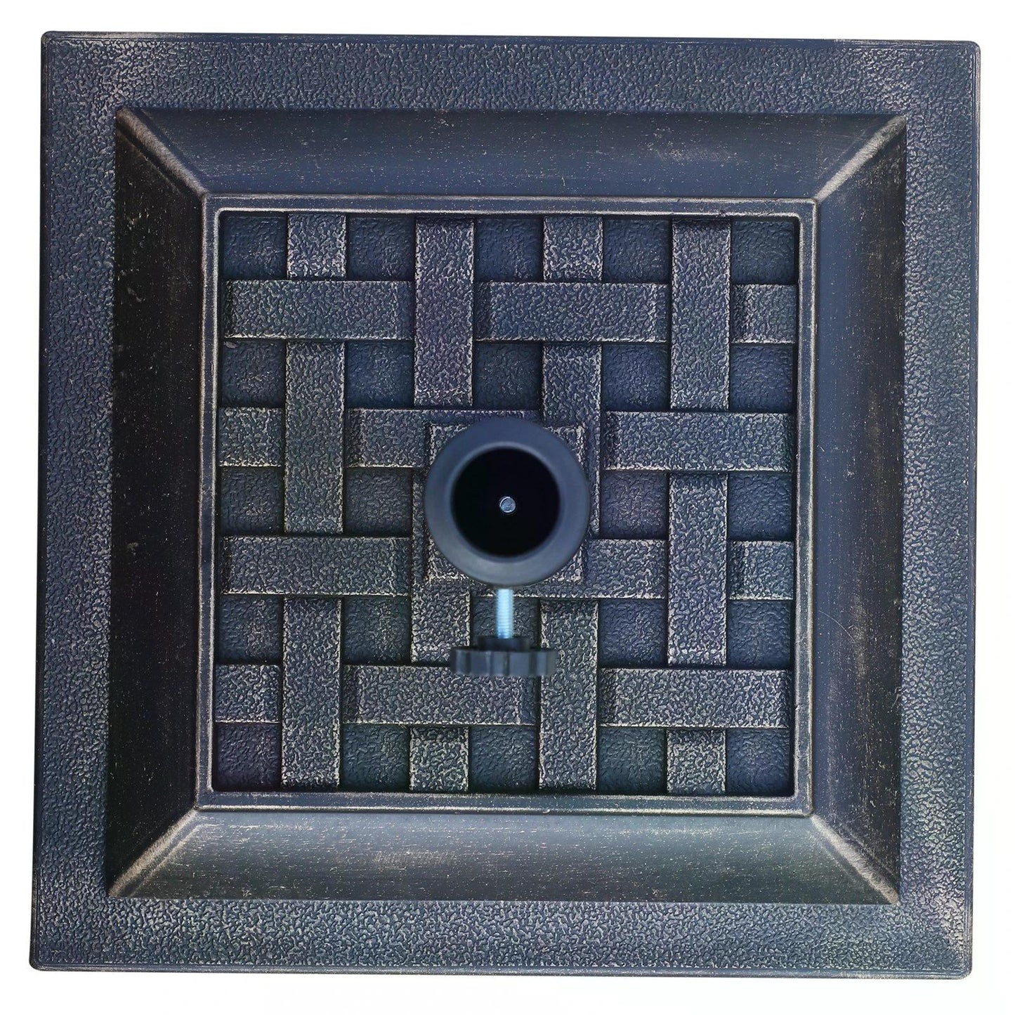 Outsunny Square Shape Umbrella Stand-Bronze