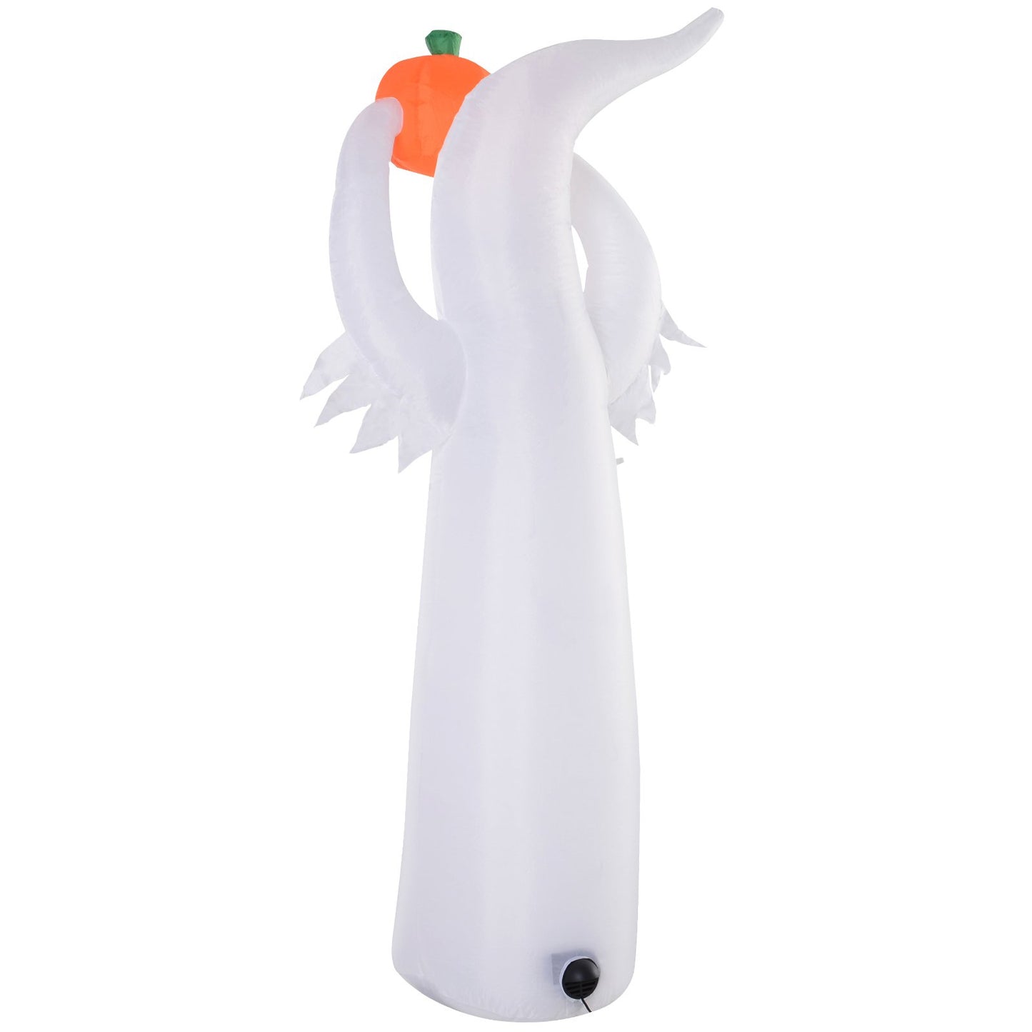 HOMCOM Inflatable Halloween Floating Ghost Pumpkin Outdoor Decoration w/ LED Lights 6FT