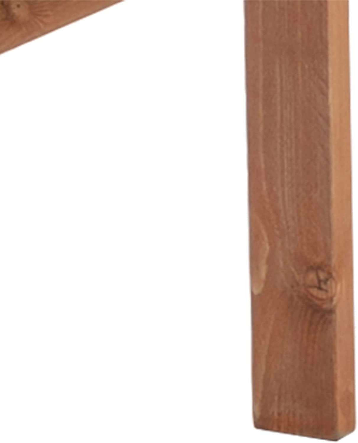 Outsunny 2-Seater Fir Wood Bench w/ Centre Table