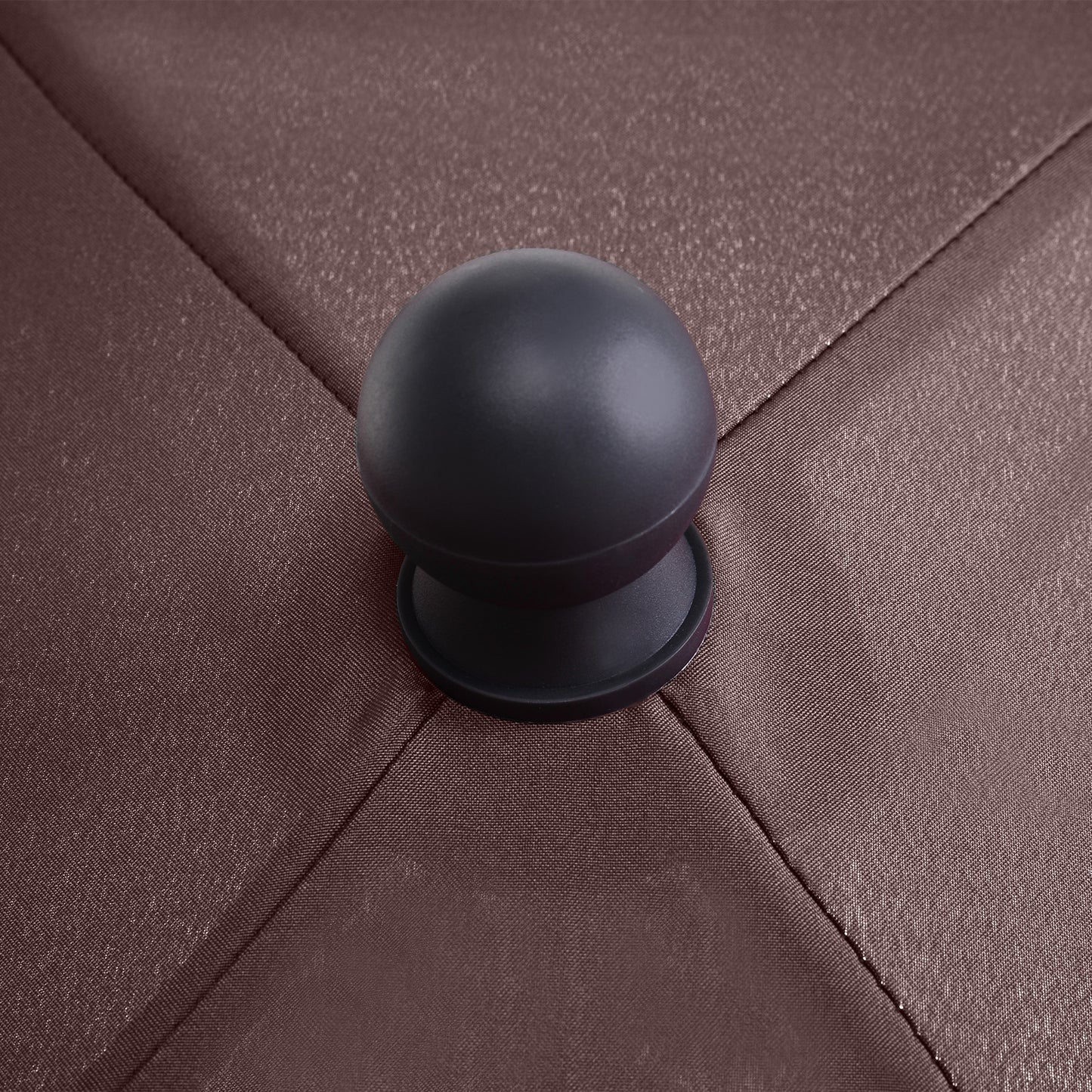 Outsunny Aluminum Umbrella Parasol-Brown