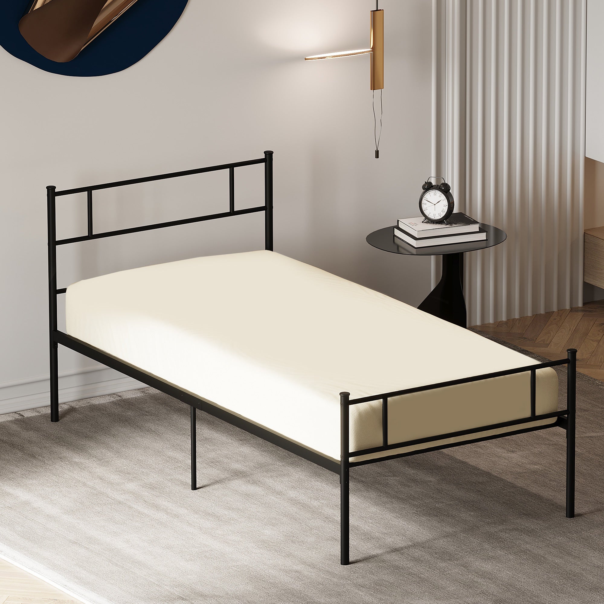 Single bed online frame steel