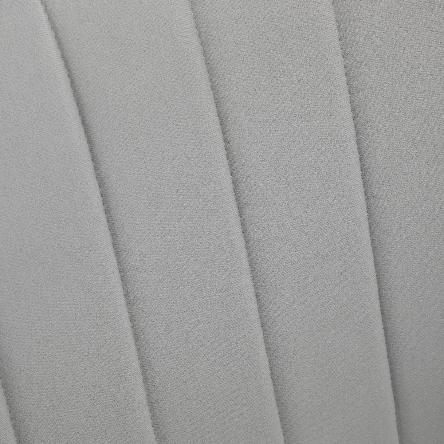 HOMCOM Modern Velvet Armchairs with Gold Steel Legs, Upholstered Accent Chairs, Light Grey