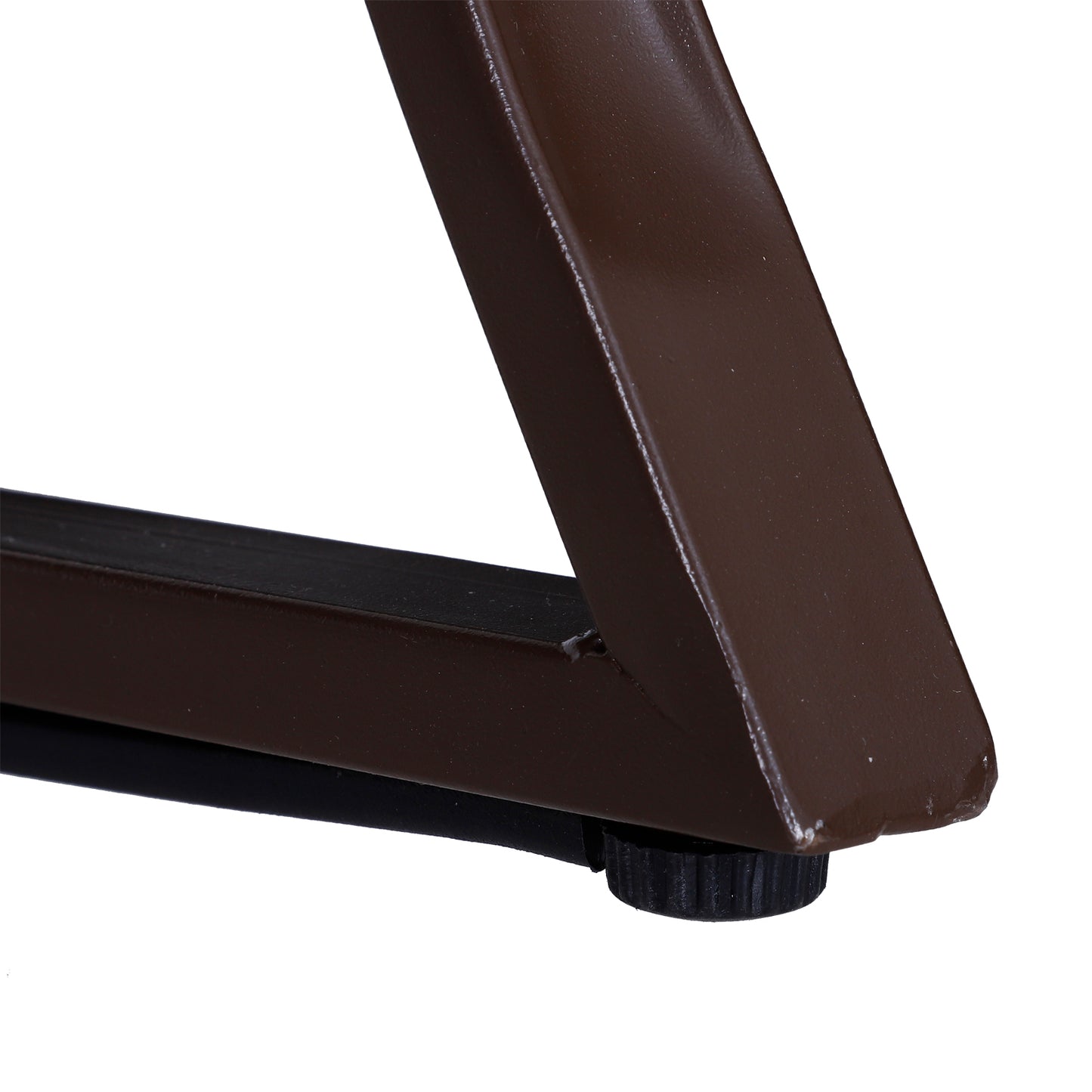 Outsunny 3 PCS Rocking Chair Bistro Set-Brown/Cream White