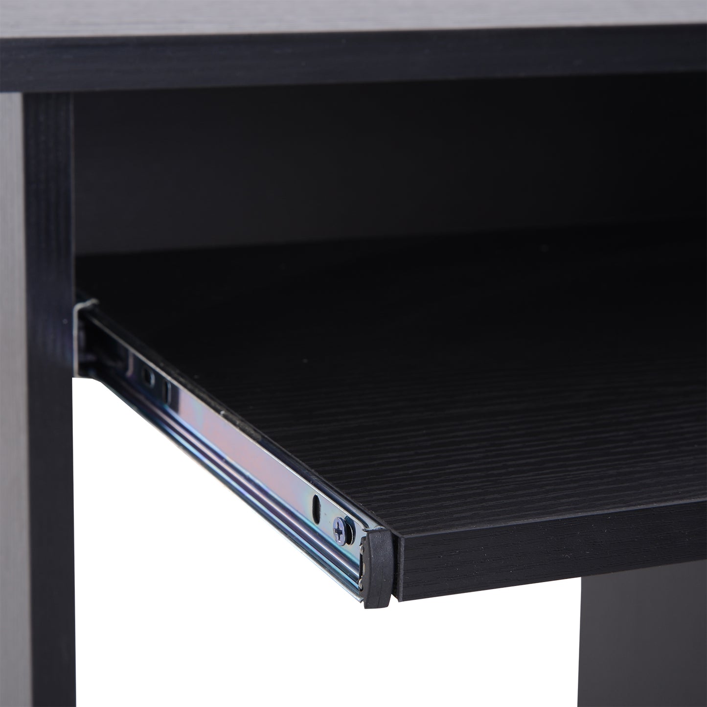 HOMCOM Computer Desk, 80Lx45Wx73.5H cm, Particle board-Black