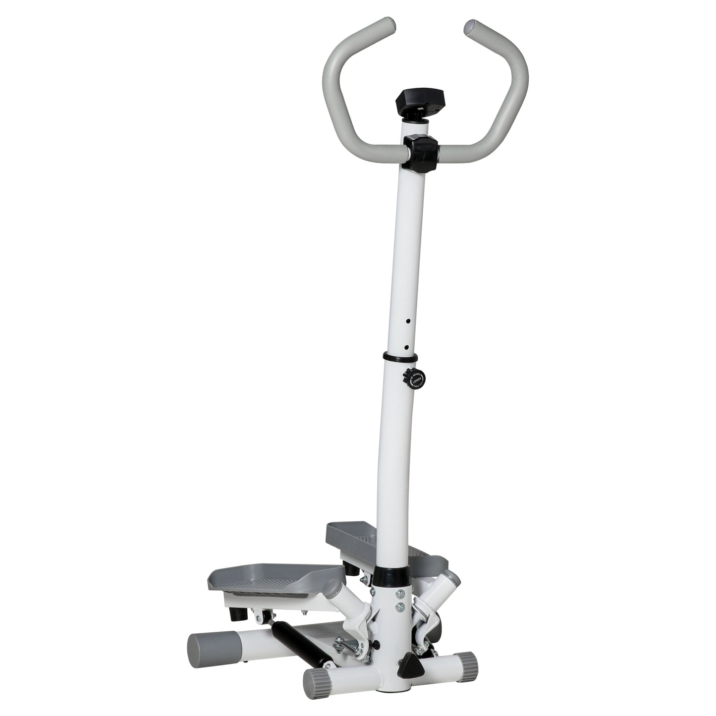 HOMCOM Adjustable Twist Stepper Aerobic Body Workout Machine For Home Gym