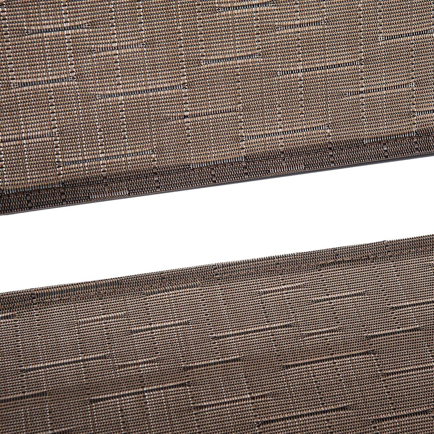 Outsunny 3 Pcs Outdoor Portable Garden Furniture Set, Steel, Sling Fabric-Brown