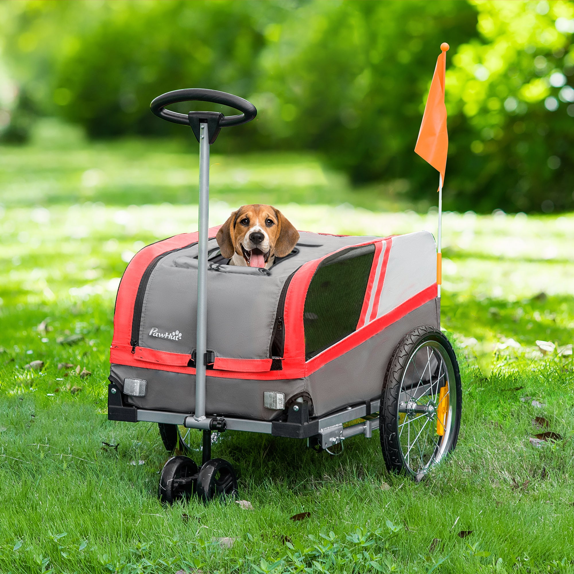 Dog bike deals trailer uk