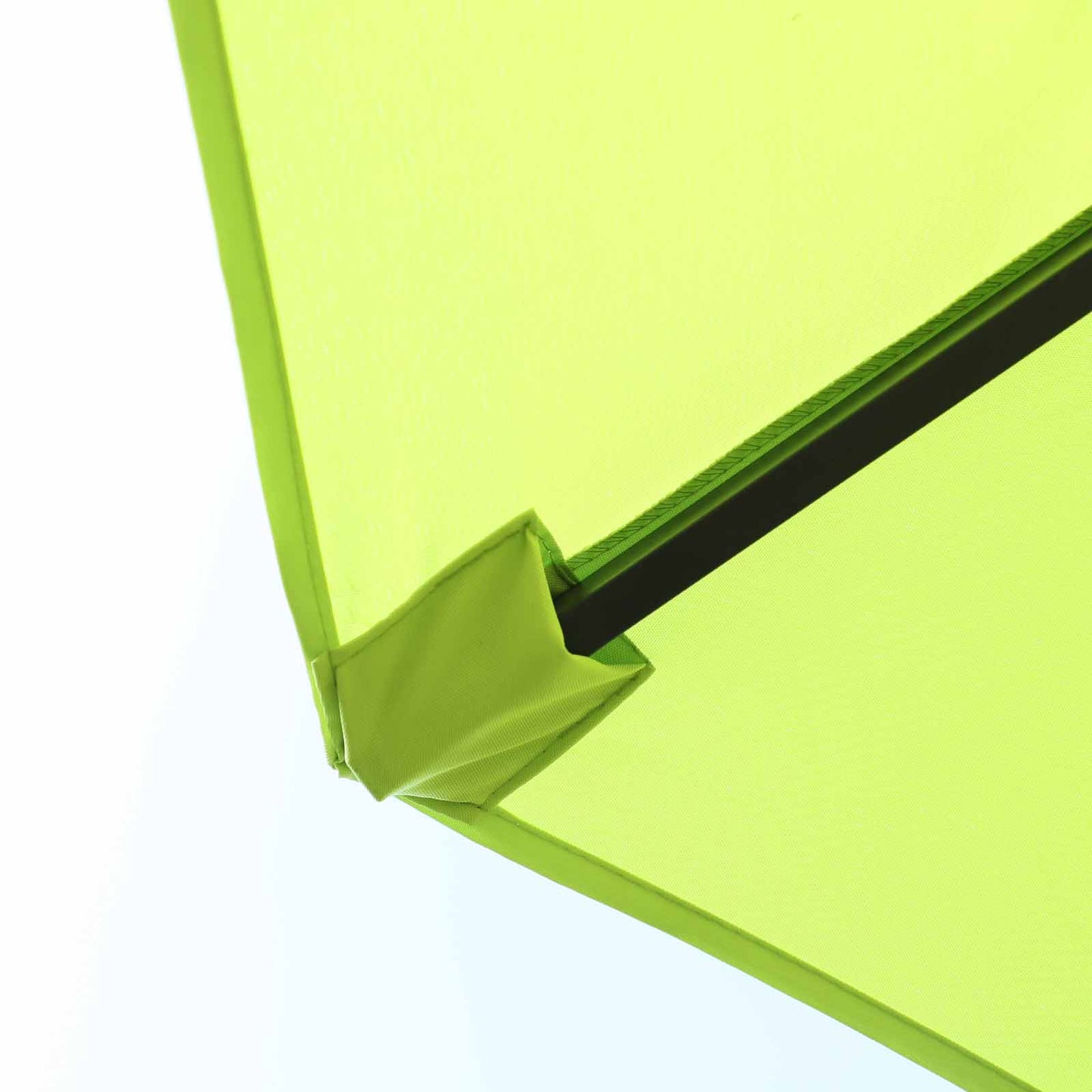 Outsunny Double-side Umbrella Parasol, Ø2.7x4.6Wx2.4H m-Grass Green