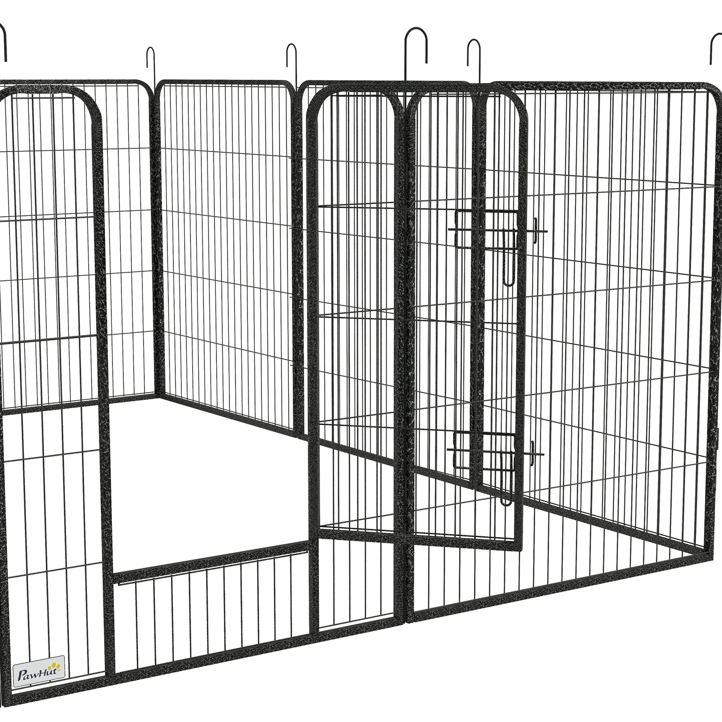 PawHut Puppy Play Pen Pet Exercise Pen Pet Playpen for Small Medium Large Dogs