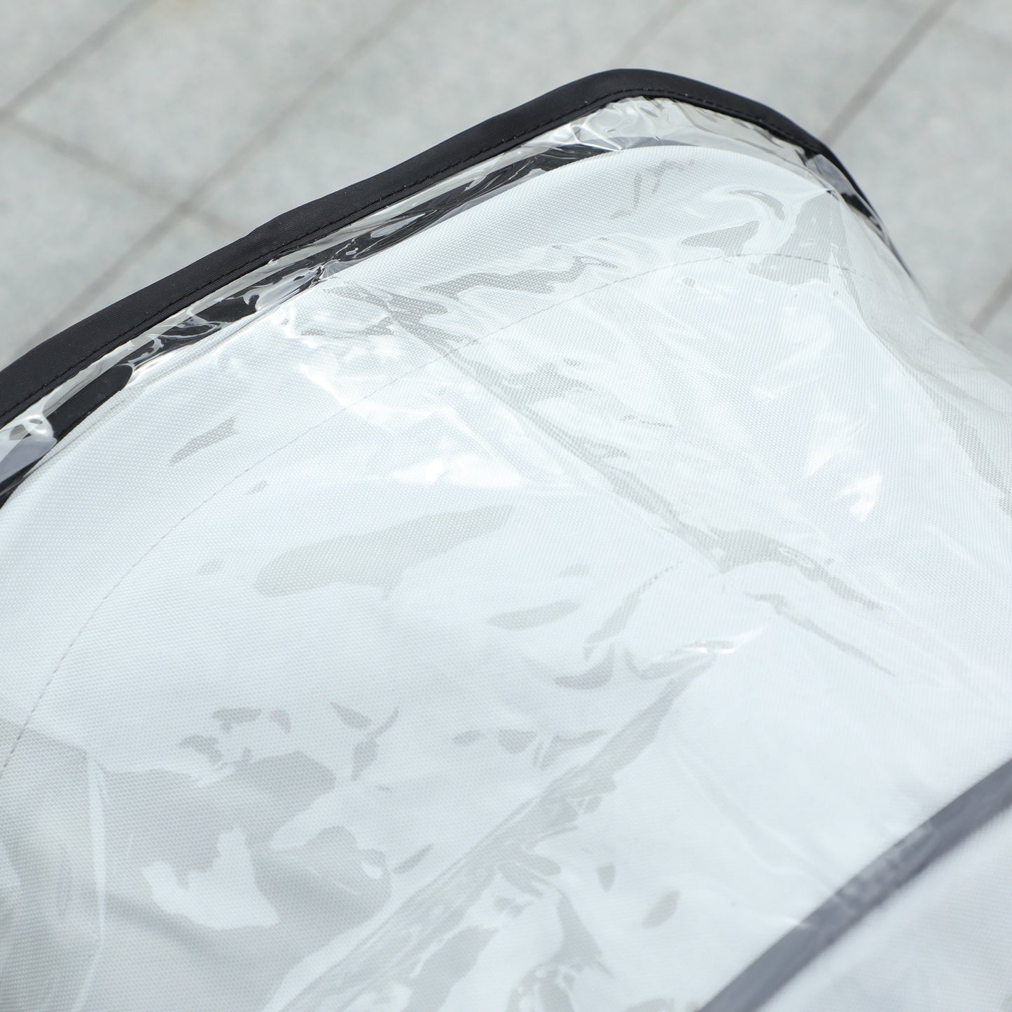 PawHut Dog Stroller Rain Cover, with Rear Entry