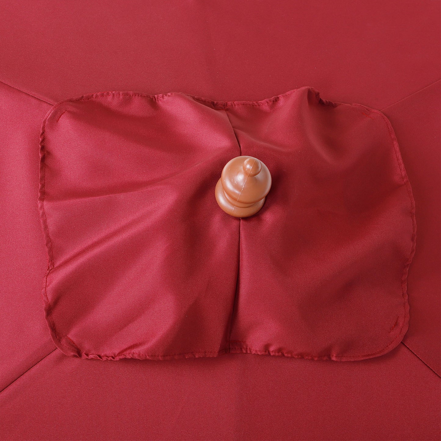 Outsunny 2 x 1.5m Patio Garden Parasol Sun Umbrella Sunshade Canopy Outdoor Backyard Furniture Fir Wooden Pole 6 Ribs Tilt Mechanism - Wine Red Market