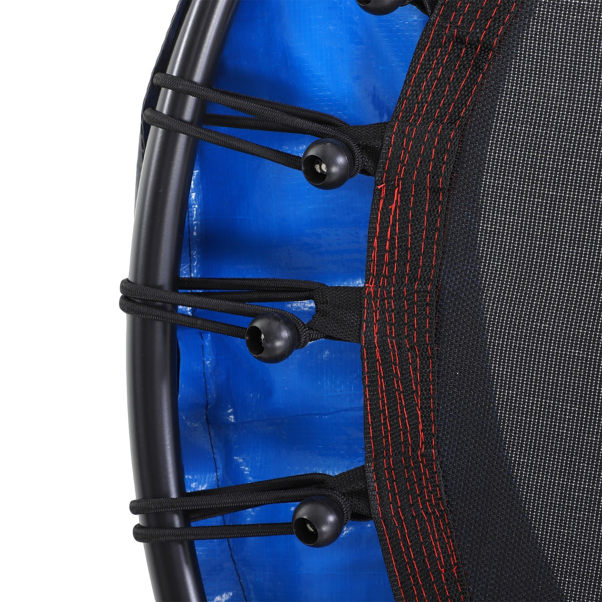 HOMCOM Trampoline Rebounder Adjustable Jumper, 39"-Black