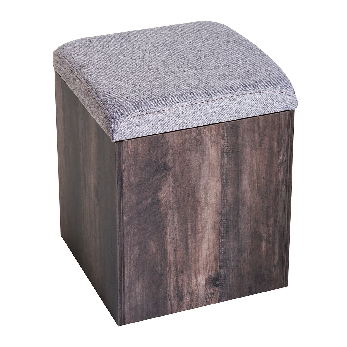 HOMCOM Particle Board Space Saving Indoor & Outdoor 4 Seater Dining Set Grey