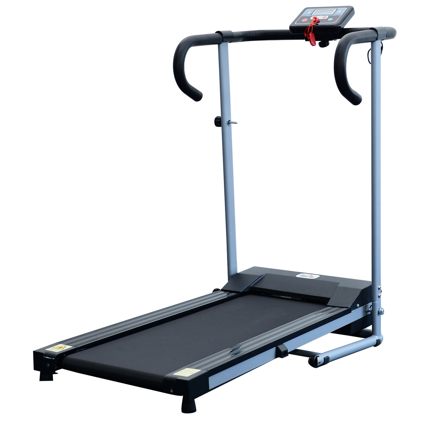 HOMCOM Electric Treadmill Home Running Machine 500W 28kg-Black/Grey