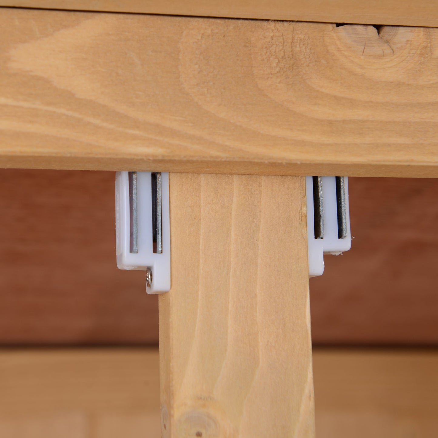 Outsunny 1.6 x 4.1ft Fir Wood Garden Shed with Windows