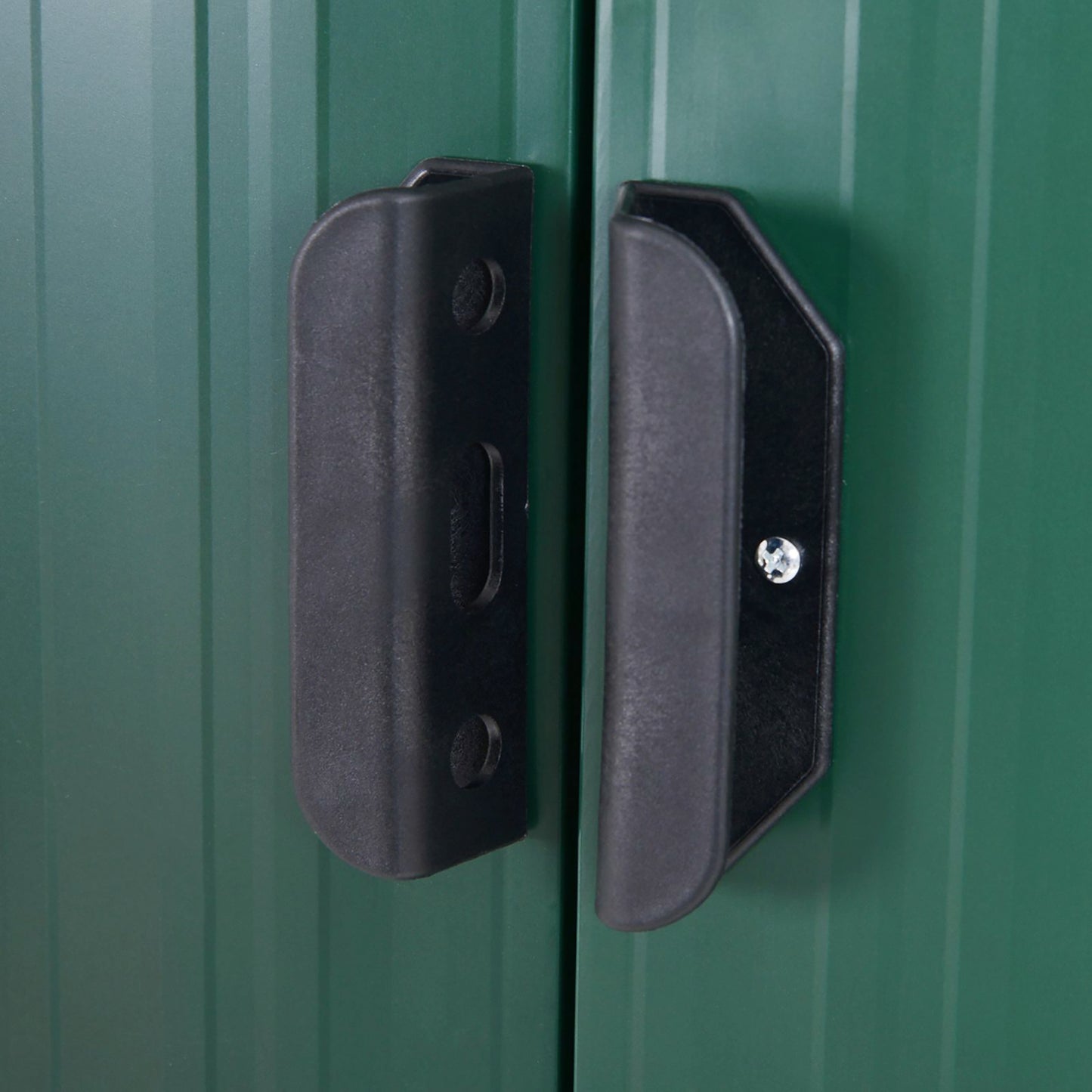 Outsunny 6.8 x 4.3ft Outdoor Garden Storage Shed, Tool Storage Box for Backyard, Patio and Lawn, Green 6.8x4.3ft