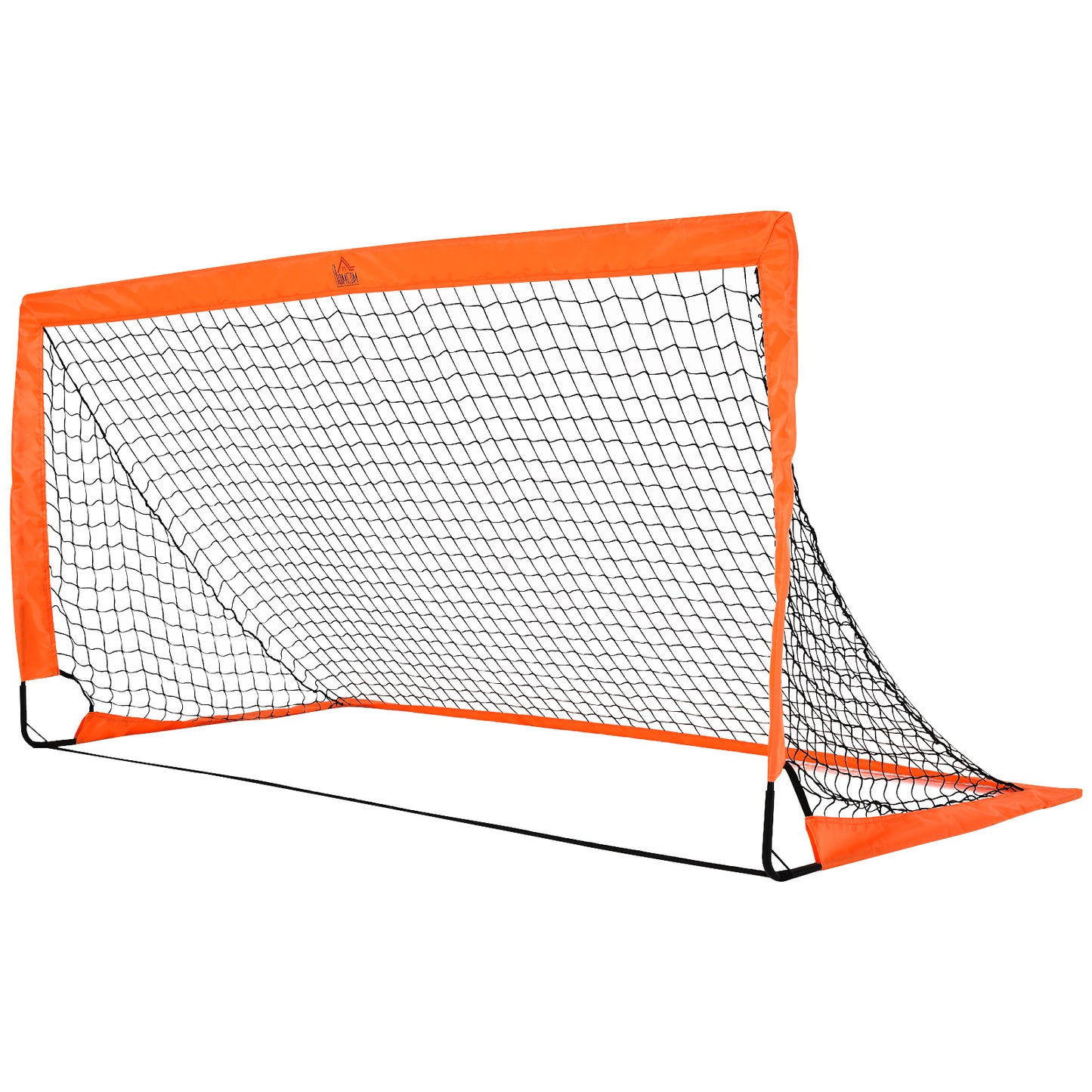 HOMCOM Tetoron Mesh Outdoor Folding Football Goal Orange