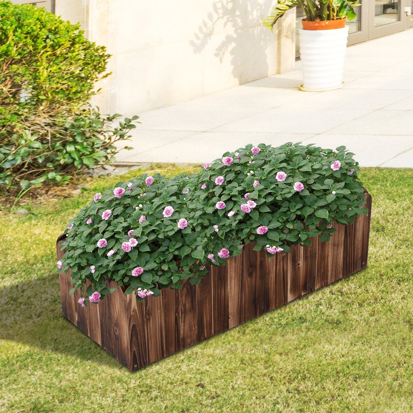 Outsunny Fir Plant Pot 100Lx 40Wx 30H cm