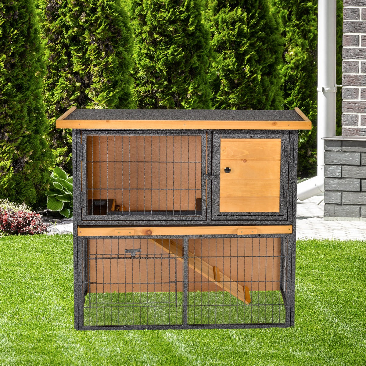 Maple manor rabbit outlet hutch