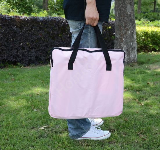 Pawhut Fabric Folding Dog Pens Pet Puppy PlayPen, 37x37cm-Pink