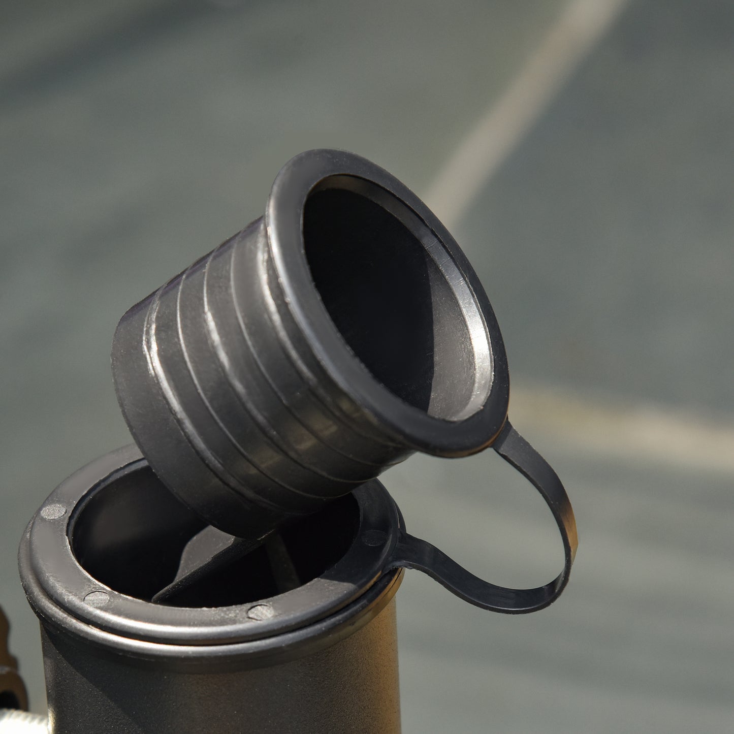 Outsunny Cement Outdoor Garden Square Parasol Base Black