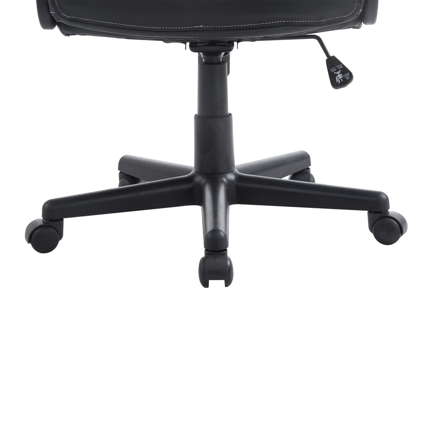 HOMCOM PU Leather Executive Office Chair-Black