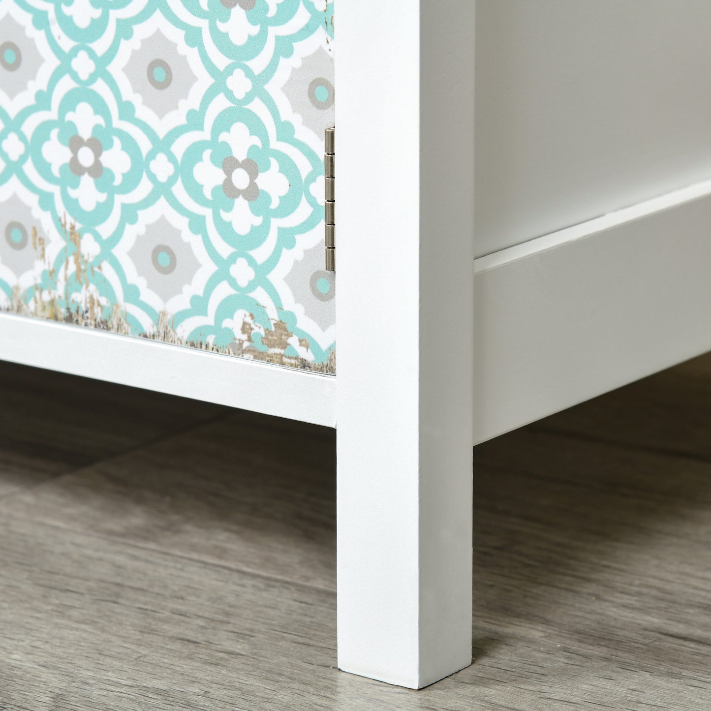 HOMCOM MDF Shabby Chic Storage Chest