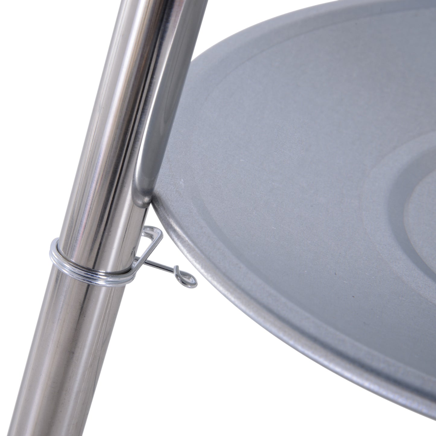 Outsunny Portable Charcoal BBQ Grill, 48Lx56Wx85H cm-Black/Silver