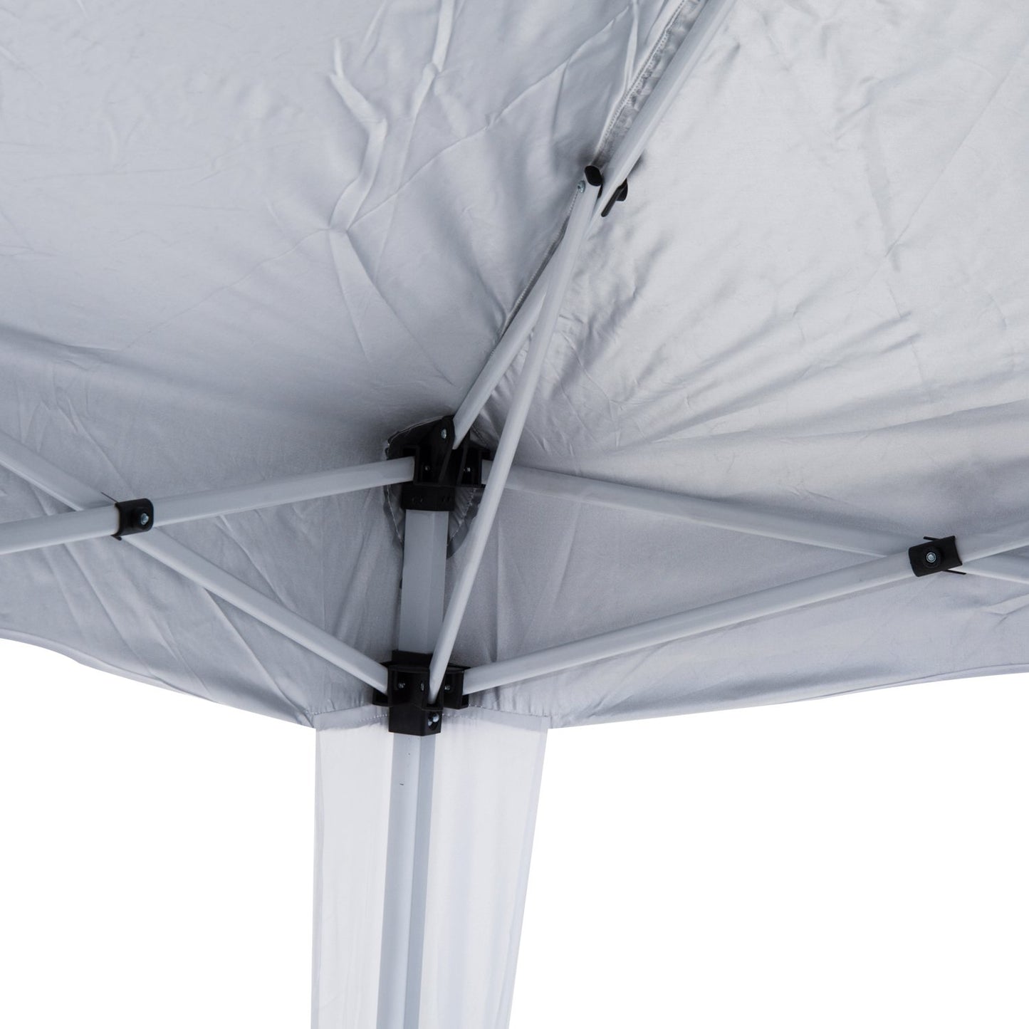 Outsunny Pop-Up Tent, 3Lx3Wx2.4H m-White