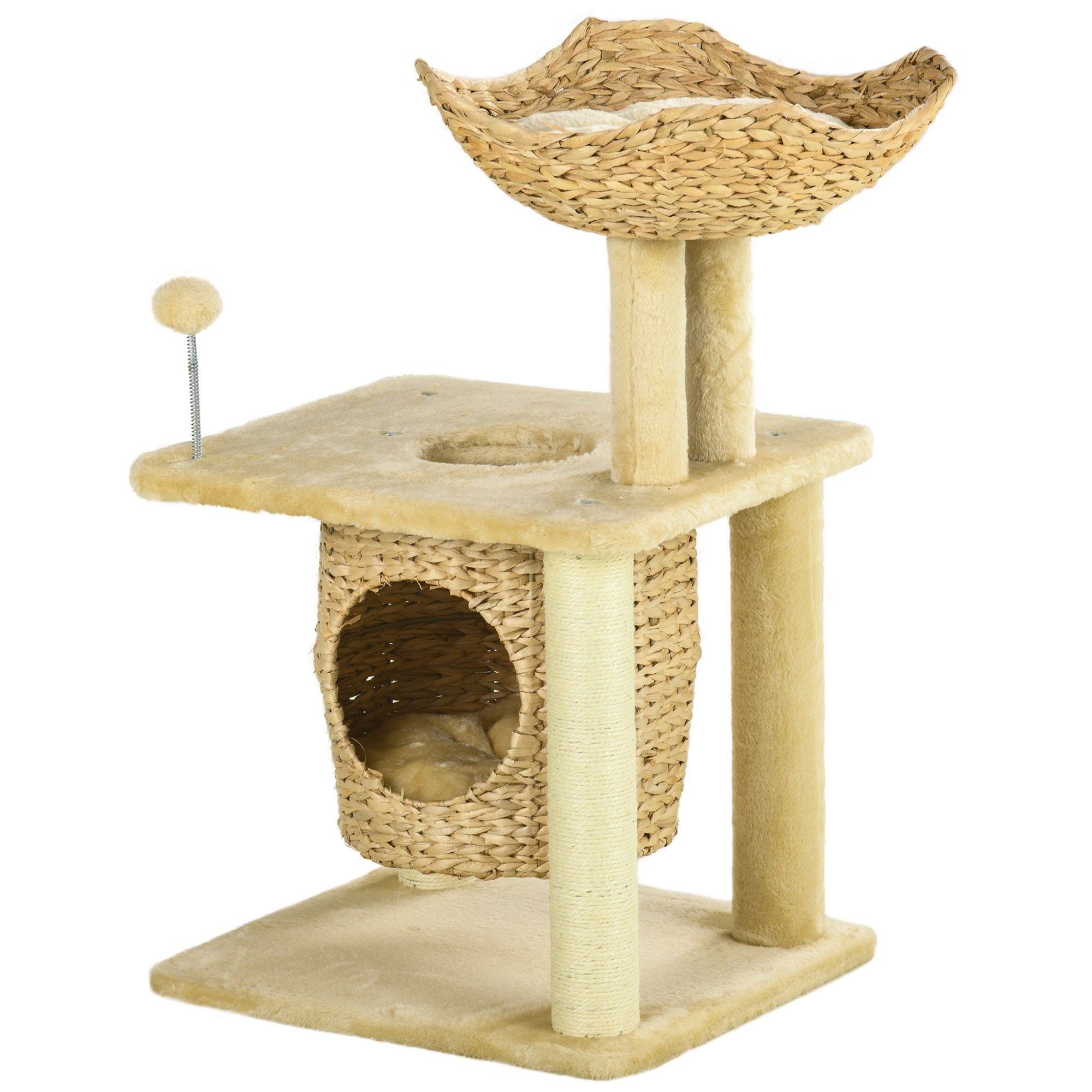 Cat tower store scratching post