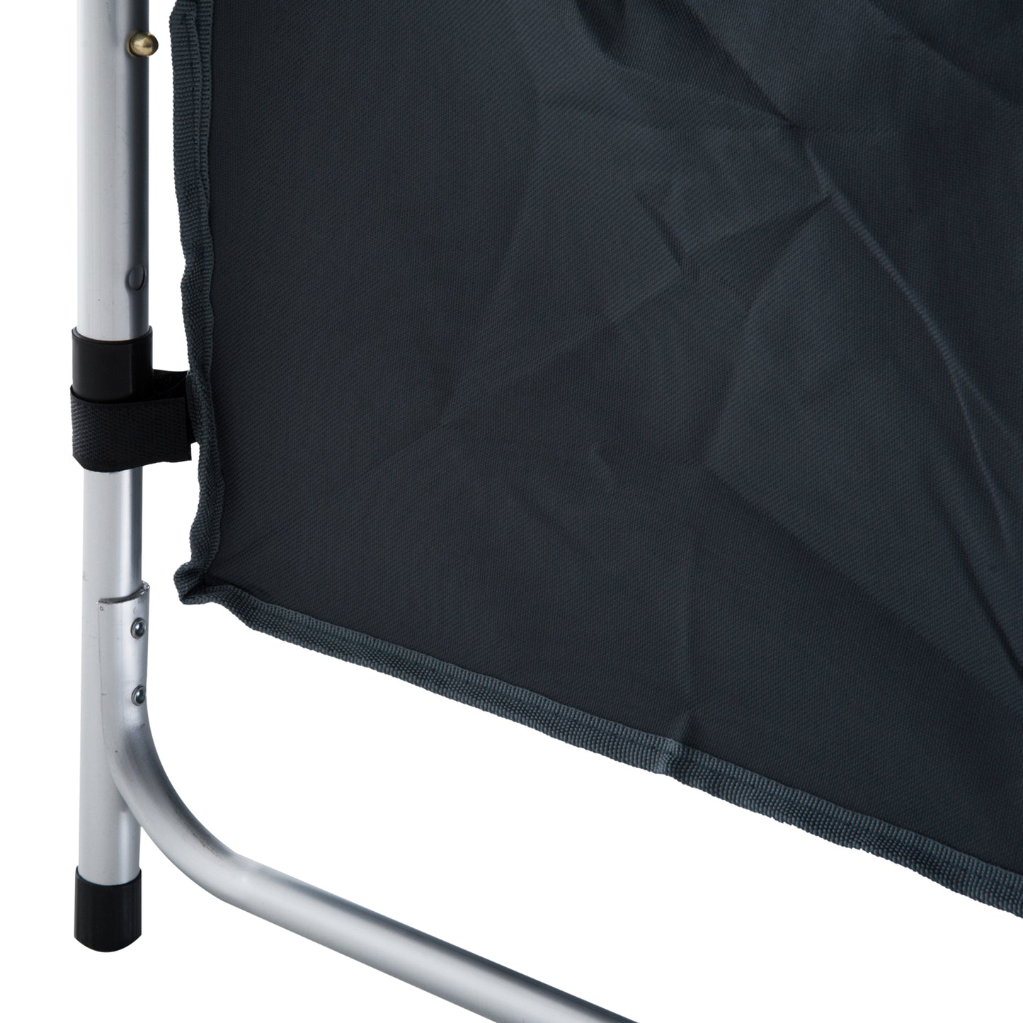 Outsunny Adjustable Aluminum Picnic Table-Pebbles White